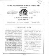 Publishers Note, Mason County 1915